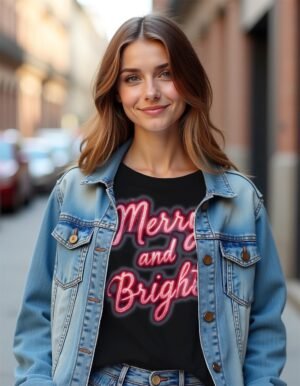 Celebrate the Season – Merry and Bright Unisex T-shirt