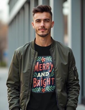 20241219045251-1efbdc51-9c0e-649a-9f45-c271a2209356.jpg Spread Cheer – Merry and Bright Unisex T-shirt