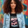 Cozy & Festive – Merry and Bright Unisex T-shirt