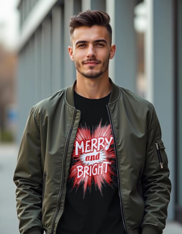 Holiday Ready – Merry and Bright Unisex T-shirt