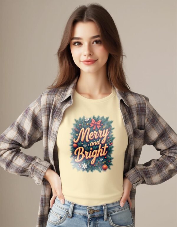 Shine Bright – Merry and Bright Unisex T-shirt