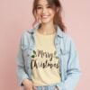 20241219051647-1efbdc87-1d07-65a8-96a7-963756d605ec.jpg Holiday Magic – Merry Christmas Unisex T-shirt