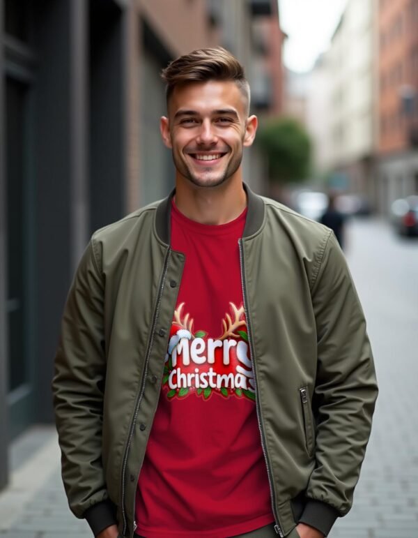 Merry Christmas Unisex T-shirt – Bring Joy Everywhere