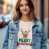 20241219052121-1efbdc91-5856-692e-922e-7af61f22c866.jpg Merry Christmas Unisex T-shirt – Classic Holiday Charm