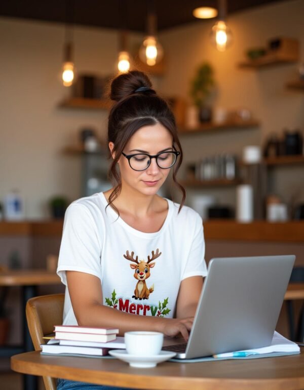 20241219052225-1efbdc93-b399-682a-804a-4241467b972f.jpg Festive and Fabulous – Merry Christmas Unisex T-shirt