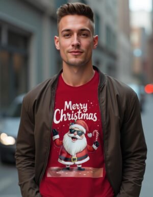 20241219053448-1efbdcaf-68eb-6f46-9613-165d6dc5f4d9.jpg Merry Christmas Unisex T-shirt – Sleigh the Holidays