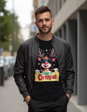 20241219054632-1efbdcc9-9b9f-6e6e-a3c9-963756d605ec.jpg Merry Christmas Unisex T-shirt – Celebrate in Festive Style