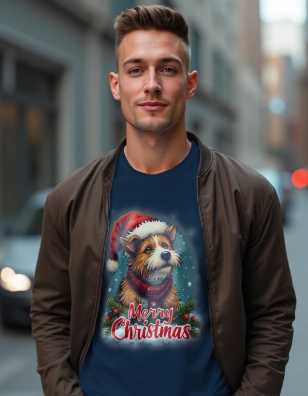 20241219221542-1efbe56c-8f92-6878-9179-969d36cb3f72.jpg Santa Approved – Merry Christmas Unisex T-shirt
