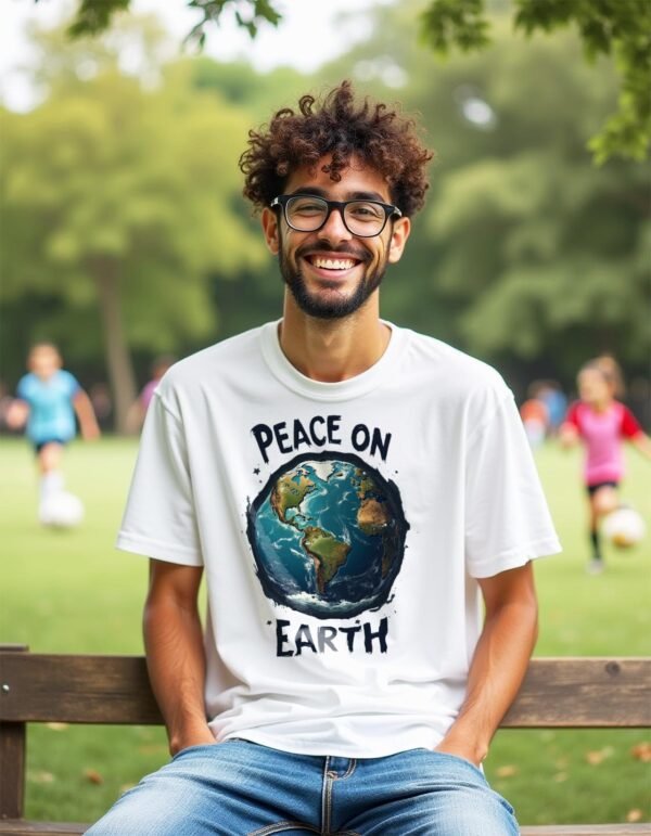 Peace on Earth Unisex T-shirt – Celebrate with Kindness