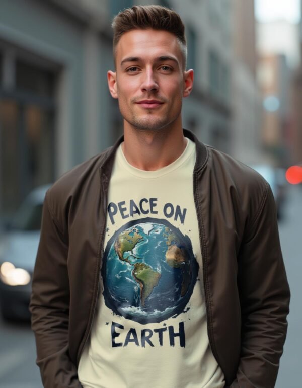 Peace on Earth Unisex T-shirt – Celebrate with Kindness