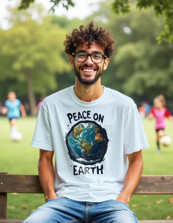 Peace on Earth Unisex T-shirt – Celebrate with Kindness