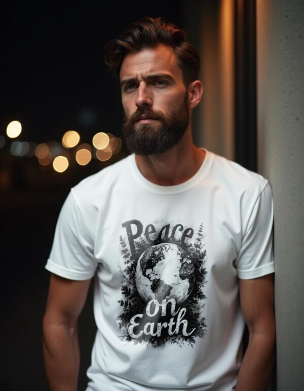 Holiday Harmony – Peace on Earth Unisex T-shirt