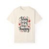 6017925379505102787_2048.jpeg Stay Cozy, Stay Happy Unisex T-shirt – Comfort is the Key to Happiness