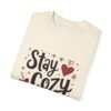 6192190774277286325_2048.jpeg Stay Cozy, Stay Happy Unisex T-shirt – Happiness Starts with Comfort