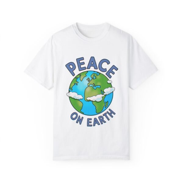 Peace on Earth Unisex T-shirt – Shine Bright with Goodwill