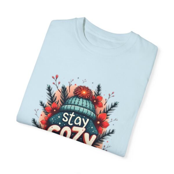 6747605660462699496_2048.jpeg Stay Cozy, Stay Happy Unisex T-shirt – Happiness in Every Hug of Comfort