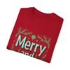 Merry and Bright Unisex T-shirt – Holiday Happiness in Every Stitch
